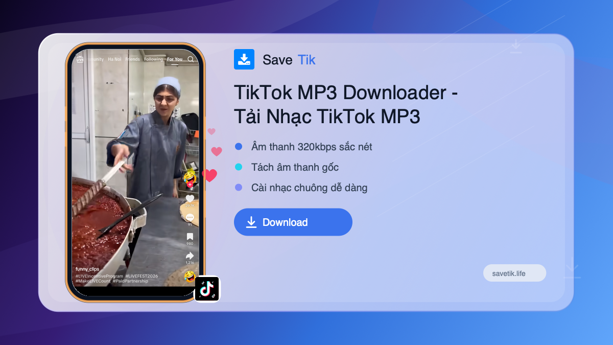 TikTok MP3 Downloader - Tải Nhạc TikTok MP3