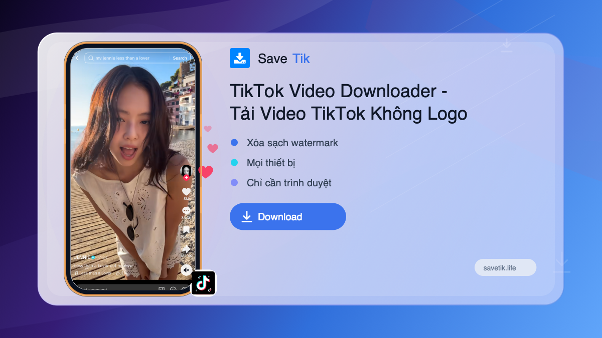 TikTok Video Downloader - Tải Video TikTok Không Logo
